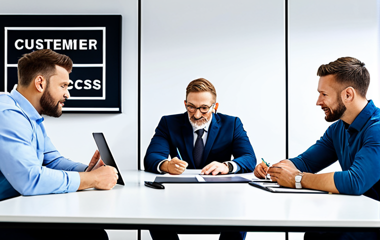 **
A diverse team of professionals brainstorming around a table in a modern office, fully clothed, appropriate attire, focused on defining core values like "Customer Success" and "Innovation," safe for work, perfect anatomy, natural proportions, professional environment, family-friendly.
**